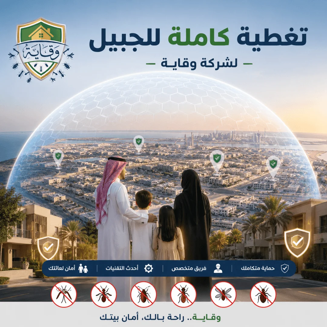 شركة مكافحة حشرات بالجبيل
