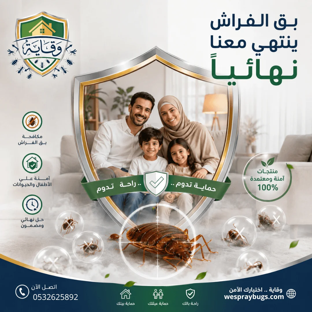 شركة مكافحة بق الفراش بالجبيل